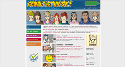 Desktop Screenshot of gewalt-ist-nie-ok.at